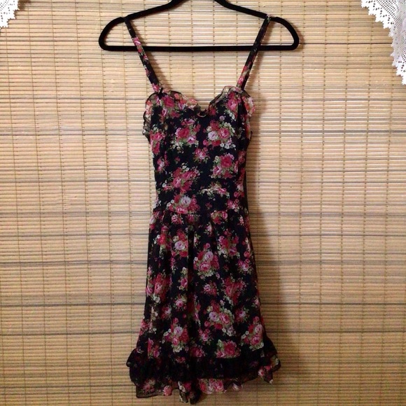 ๐ฅTRIPP NWT dress back tie/zipper ruffles straps - Picture 2 of 16